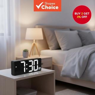 Digital LED Alarm Clock with Adjustable Brightness: Your Holiday Sleep Solution