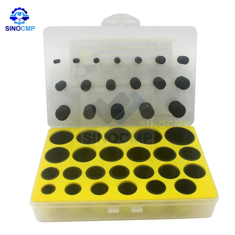 654pcs 42 ขนาด O-Ring กล่องซีลชุดสําหรับ CAT E320 320B 320C 330C Excavator ซ่อมปะเก็น