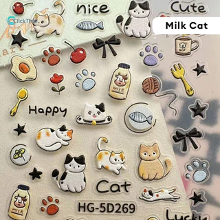 🎃ร้านไทย🎃สติกเกอร์นูน 3 มิติ รูปแมวและสุนัขน่ารัก กันน้ำ สไตล์ญี่ปุ่นสุดน่ารัก สำหรับตกแต่งโทรศัพท์