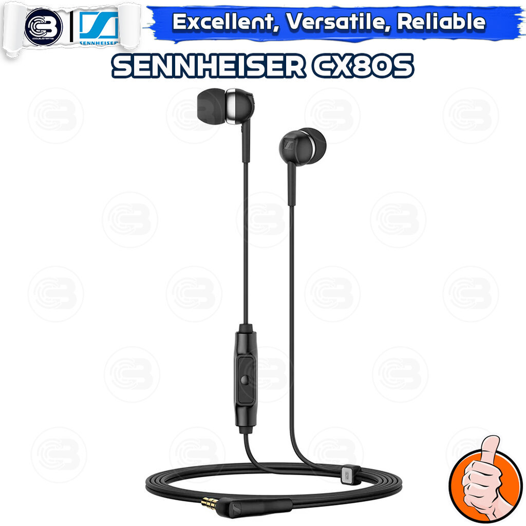[CoolBlasterThai] SENNHEISER CX 80S Over-Ear In-ear Headphones Wired Excellent Sound Quality (1Y)