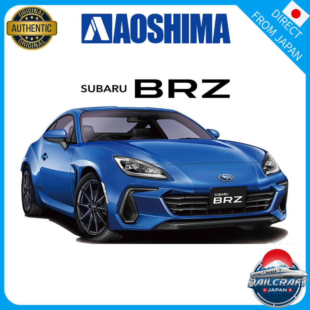 AOSHIMA 1/24 The Model Car Series No.130 Subaru ZD8 SUBARU BRZ '21 Plastic Model (Automobile)