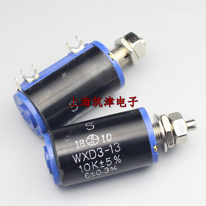 Multi-Circle Wound Potentiometer WXD3-13S 10K 10,000 Euro 10K Euro 5% 10 Circles ปรับด้วยล็อค