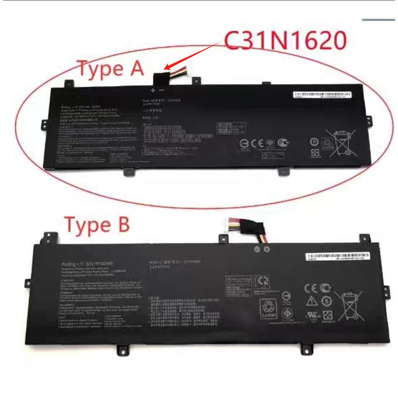 Applicable, ASUS UX430U UX430UQ U4100U U4100UQ C31N1620 laptop battery
