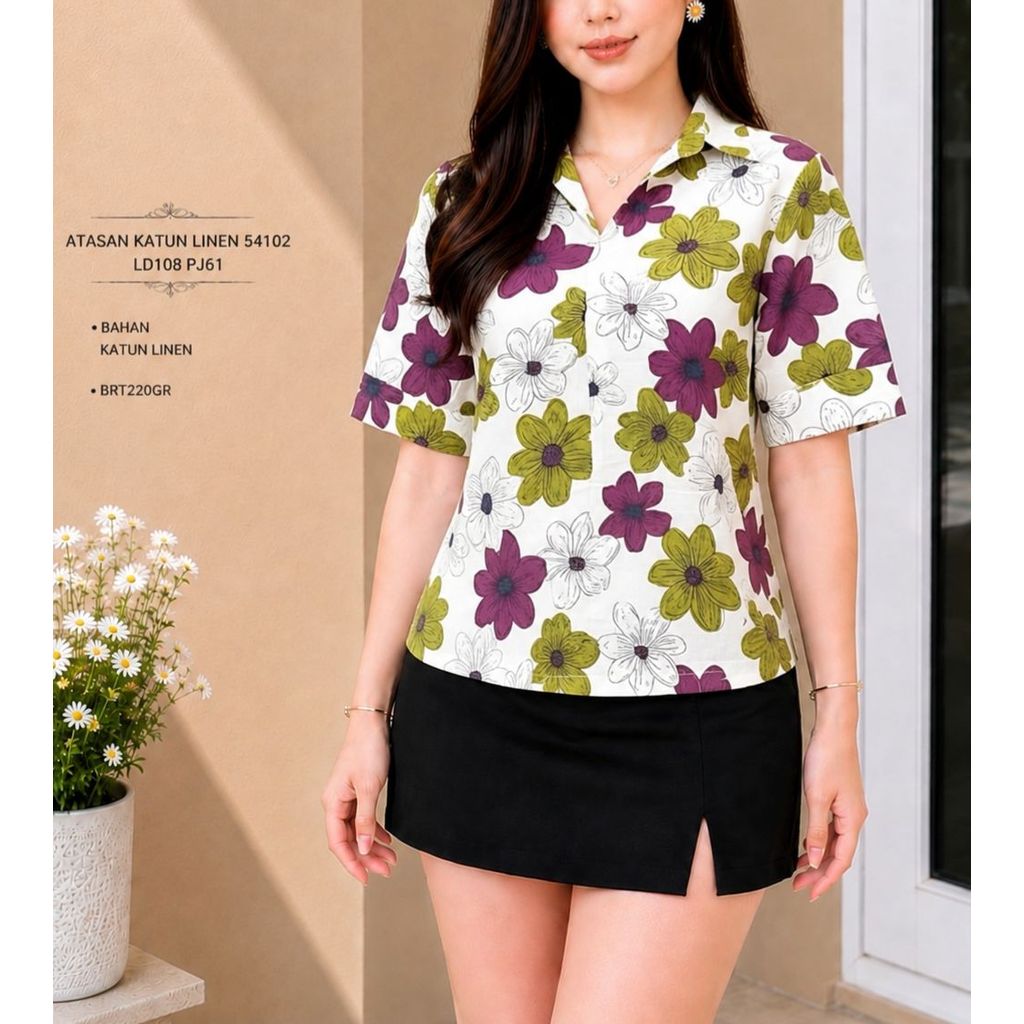 KATUN L1B 16 NEW COTTON LINEN TOP 54102 220GRAM ขายดีที่สุด