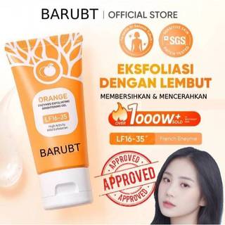 BARUBT Orange Exfoliating Whitening Gel 50g / 160g Mengangkat Sel Kulit Mati [BISA COD]