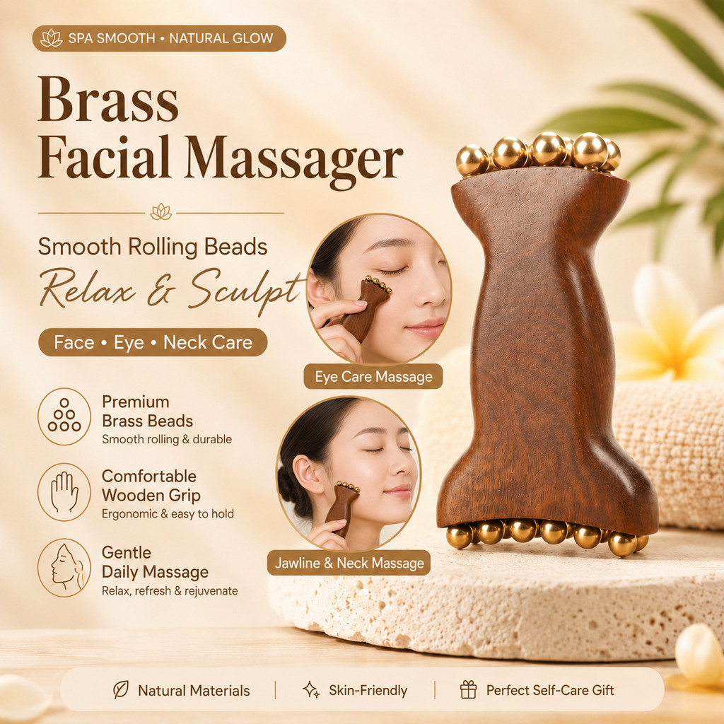 เครื่องมือกัวซาสีบรอนซ์มุกสีทอง - เครื่องนวดยกกระชับใบหน้าต่อต้านริ้วรอย, ขุด Nasolabial พับและโซน Apple, ตัวยกความงามสําหรับใบหน้า