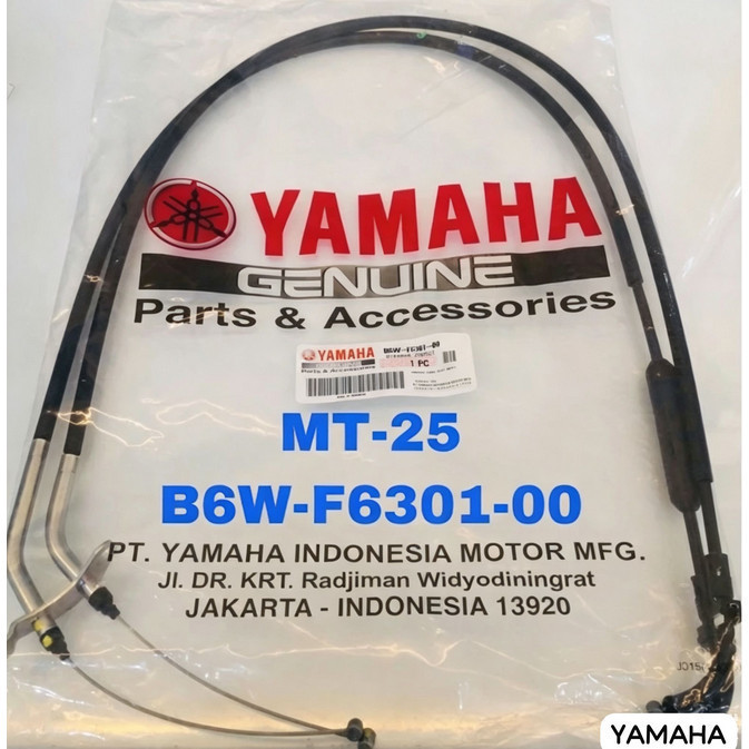 MT25 / MT 25 YAMAHA PART THROTTLE CABLE B6W-F6301-00