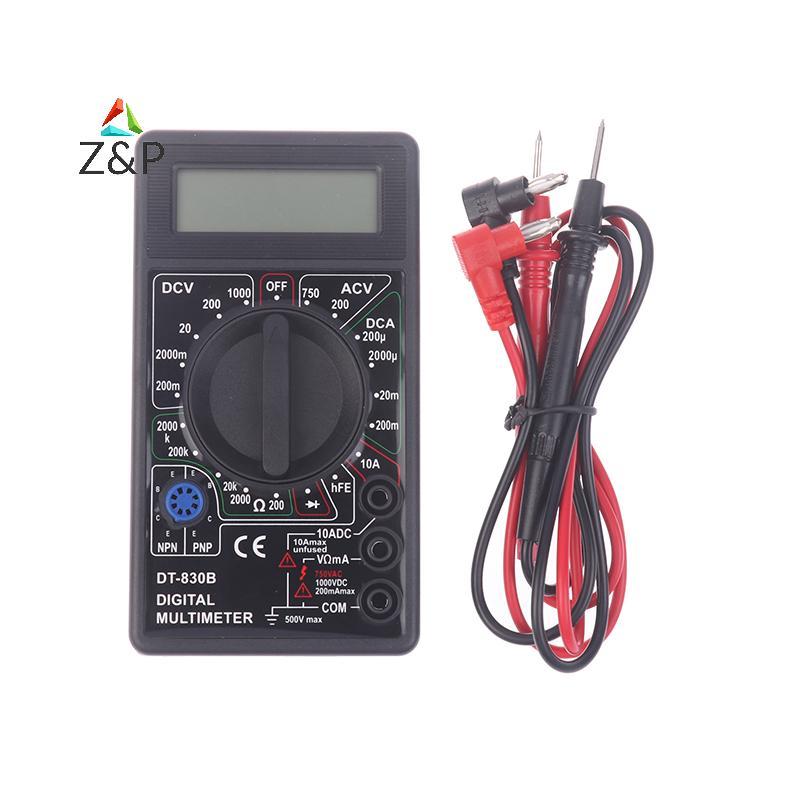 Z&P LCD Auto Range มัลติมิเตอร์แบบโวลต์มิเตอร์แบบดิจิตอล Ohmmeter Volt Tester วัดแรงดันไฟฟ้า AC/DC แรงดันไฟฟ้าความจุความถี่ COD