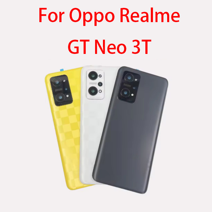 ฝาหลังแบตเตอรี่สําหรับRealme GT Neo 3T RMX3372 ด้านหลังประตูกรณีอะไหล่ซ่อมอะไหล่