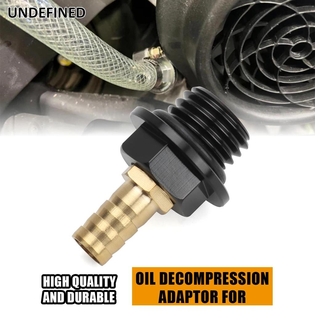 B 1PCS Motorcycles Black Oil Dip Stick Adaptor Decompression For 125cc/150cc/172cc/180cc/205cc/232cc