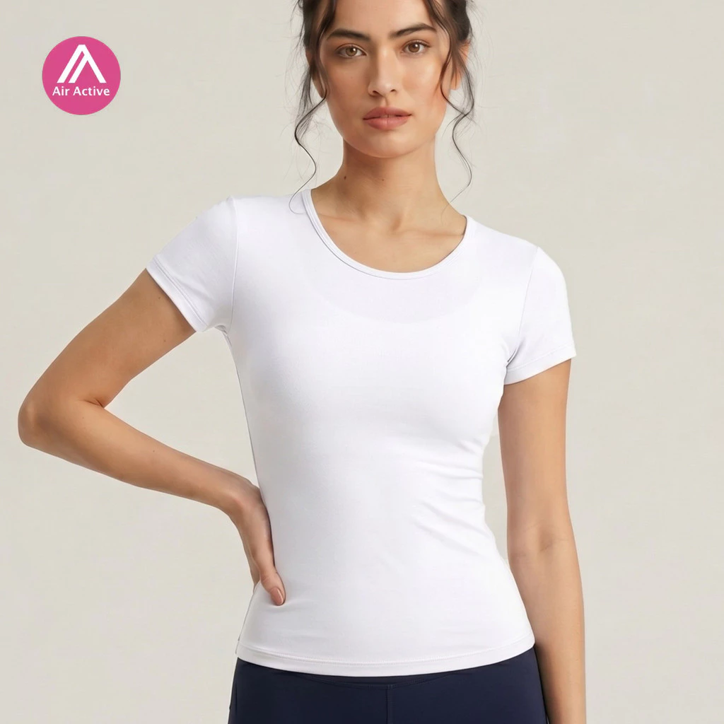 AirActive Yoga Top Sports T-shirt Short Sleeve Soft And Moisture-wicking