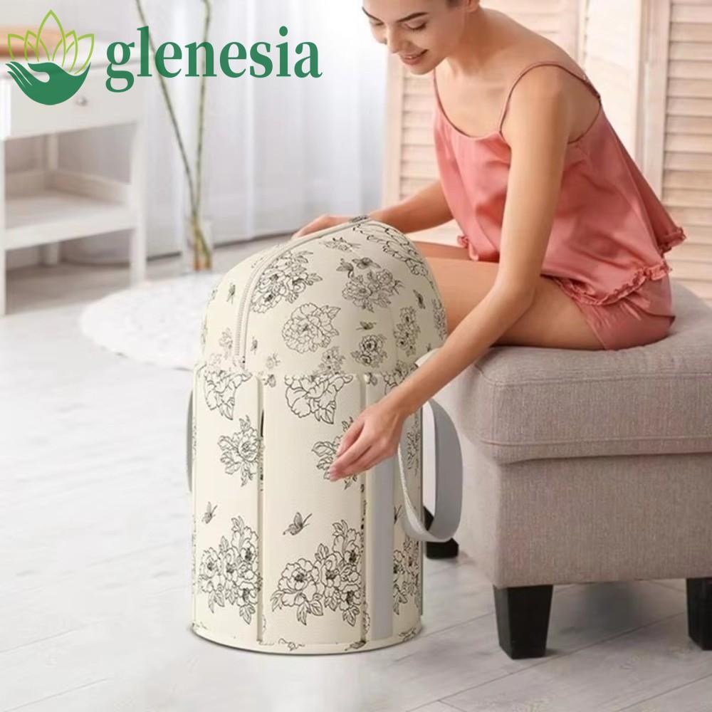 GLENESIA ถังแช่เท้า, เข่าสูงฝาครอบเก็บรักษาความร้อนอ่างแช่เท้า, ถังน้ําความจุขนาดใหญ่พับพร้อมที่จับถุงแช่เท้าห้องนอนหอพัก