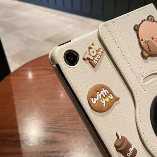 Capybara กาปิบาล่า หมุนได้ 360 หนังแบบฝาพับ เคสแท็บเล็ต Tablet Samsung Tab A11 A9 A8 A7 A 2019 + S10 S9 S8 S7 FE S6 Lite