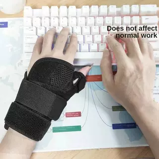 NOVA Mart สายรัดข้อมือแบบยืดหยุ่นได้1ชิ้น, ที่รัดข้อมือปรับได้ช่วยยึดนิ้วหัวแม่มือทำให้เคลื่อนที่ไม่ได้