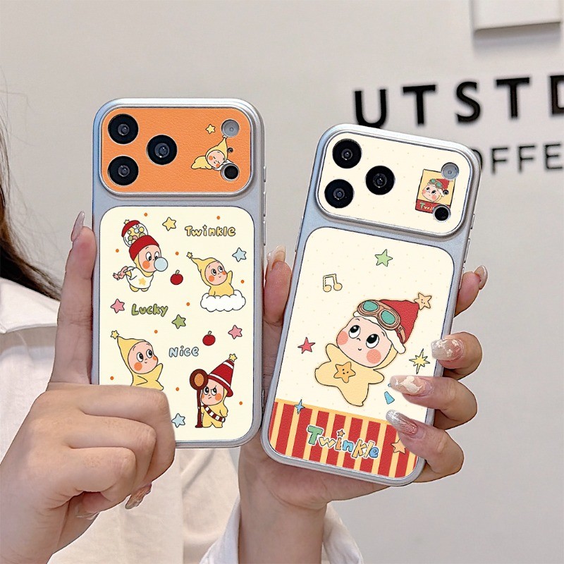 น่ารัก Xmas หมวกดาวเด็กหนังสําหรับ Realme หมายเหตุ 80 70T 60 60X 50 Narzo N65 N63 N61 N55 N53 Q5 Q3i