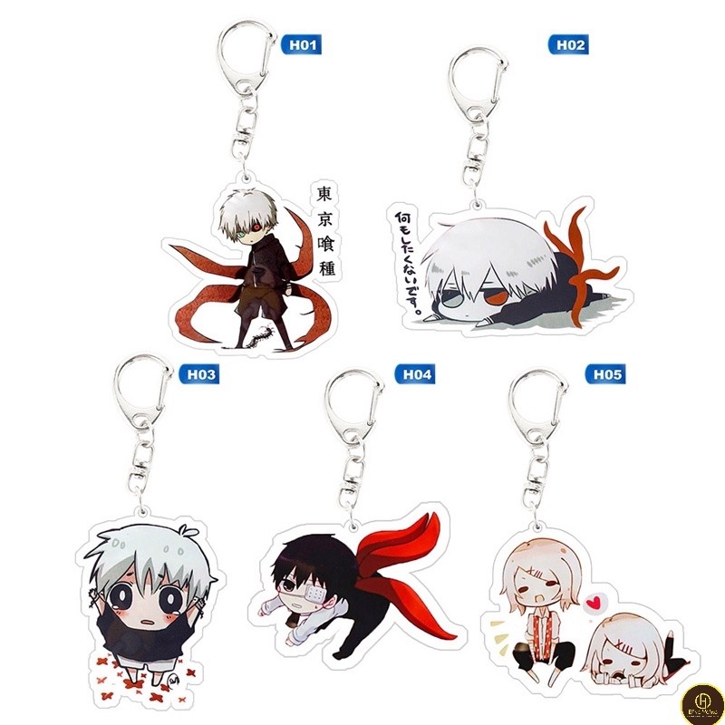 Tmdbyx Cute Tokyo Ghoul พวงกุญแจสไตล์อนิเมะ_mk Hoang Factory