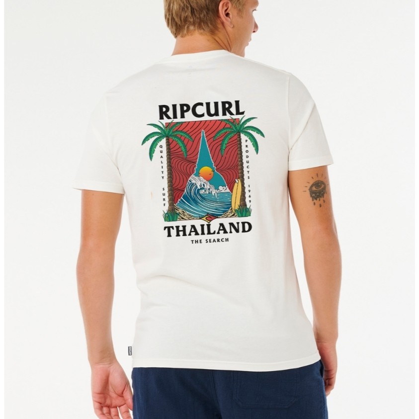 RIPCURL เสื้อยืด 21WMTE RCT M DEST TEE WAT ARUN SUNSET 2026-S4