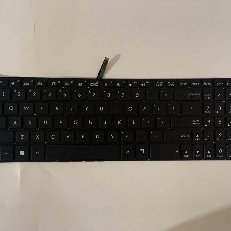 US Layout แป้นพิมพ์แล็ปท็อปสําหรับ ASUS X705 X705FD X705FN X705MA X705MB X705NA N705 N705FD ไม่มีจุด