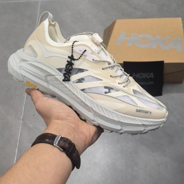 Hoka Mafate Speed4 Low-Cut ทนต่อการสึกหรอ Breathable Cross Country Running Series ขนาด 36-45 W4RG
