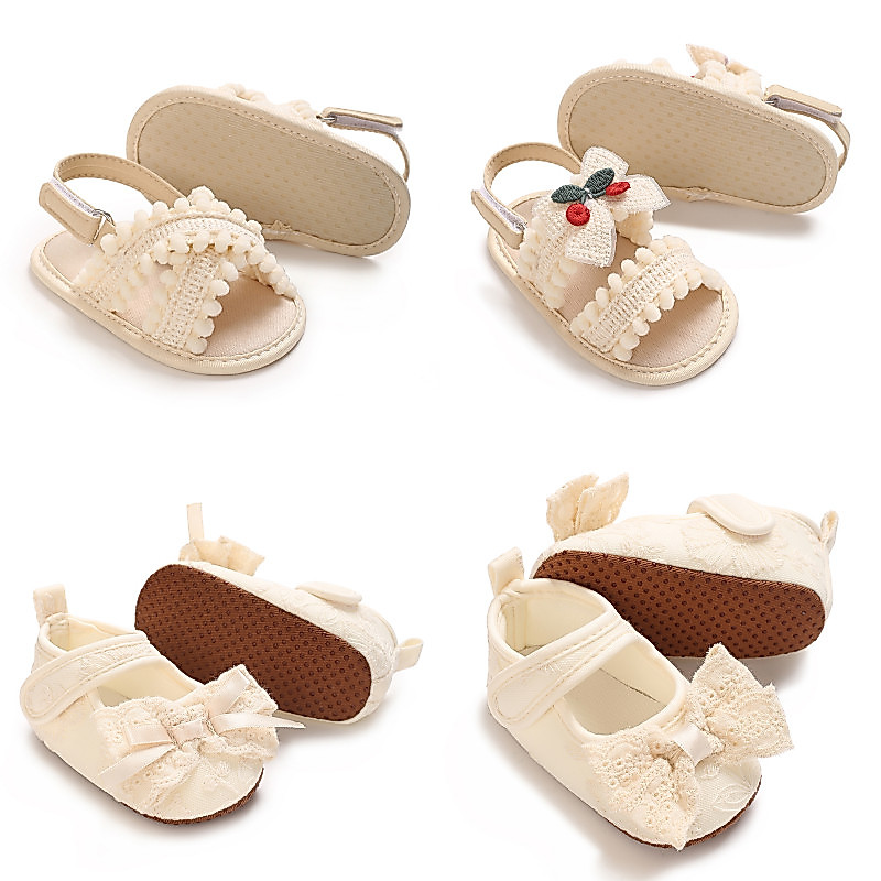 รองเท้า Mary Jane Flat สำหรับเด็กวัยหัดเดิน เพศหญิง แบบ Soft Sole พร้อมโบว์ สไตล์เจ้าหญิง