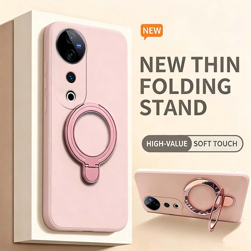 PBZZ สําหรับ VIVO V40 V50 V60 v60e V70 fe PRO V70E LITE V40 v50 5g โทรศัพท์กรณี Softcase ซิลิโคนกันกระแทกออกแบบใหม่ความงามพร้อมผู้ถือสําหรับสาวน่ารักสีชมพู YTXUZJ1 ราคาถูก Shopee Lazada