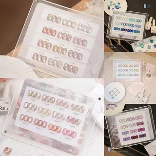 พร้อมส่ง มี 5 รุ่น เจลเล็บ RABIA Satin Cat Eye 12 สี โทนสุภาพ หวานละมุน เซ็ตเดียวครบทุกสไตล์ซัมเมอร์ เจลแคทอายเนื้อซาติน สีลูกแก้ว ฟรีชาร์ทสี