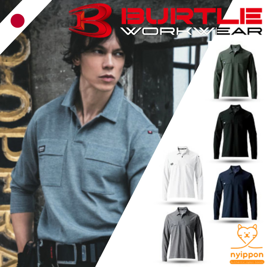 [BURTLE] Long Sleeve Polo Shirt 515