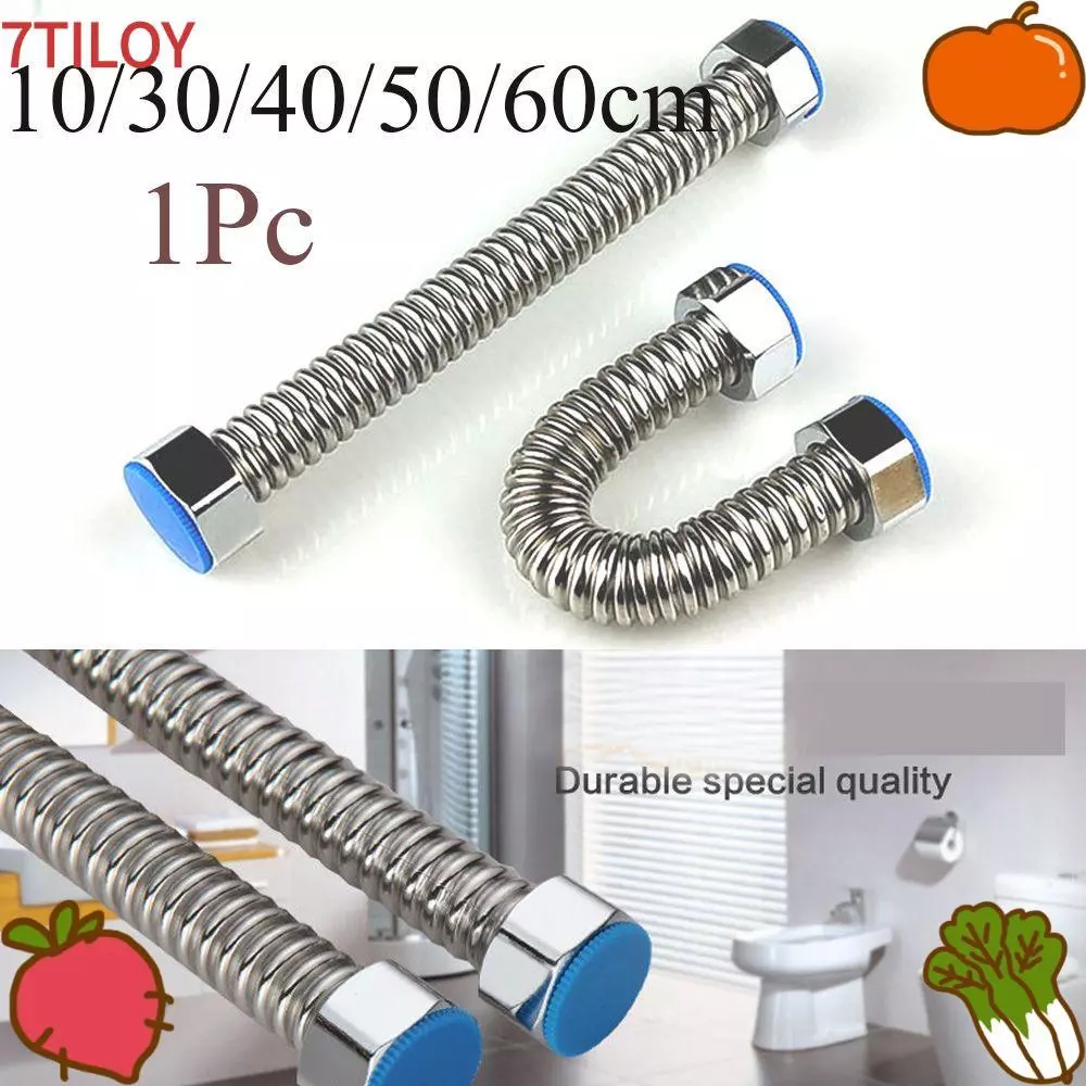 7TILOYSHOP G1/2" ลูกฟูกท่อที่มีประโยชน์ขยายทนทานบ้านประปา
