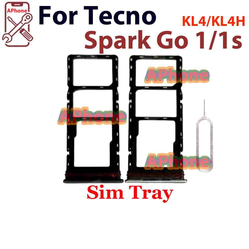 สําหรับ Tecno Spark Go 1 1s KL4 KL4H ซิมการ์ดถาดสล็อต