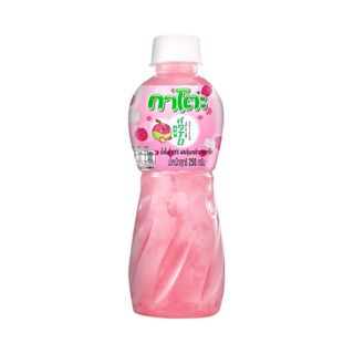 กาโตะ น้ำลิ้นจี่25%ผสมวุ้นมะพร้าว Kato Lychee Juice Nata De Coco 280ml.