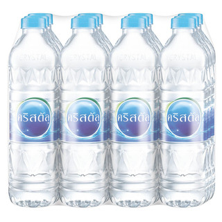 คริสตัลน้ำดื่ม 600มล. แพค 12 Crystal Water 600ml. Pack 12 [หมายเลขบาร์โค้ด 8851952350789 ]