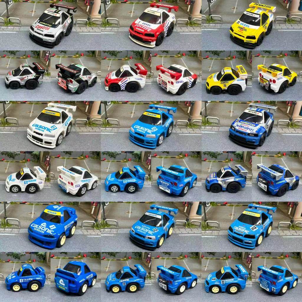 TOMY CHORO Q Car Domeka GTR R32 R33 R34 Chole Car 26-9 Classic Collection ของขวัญวันเกิด