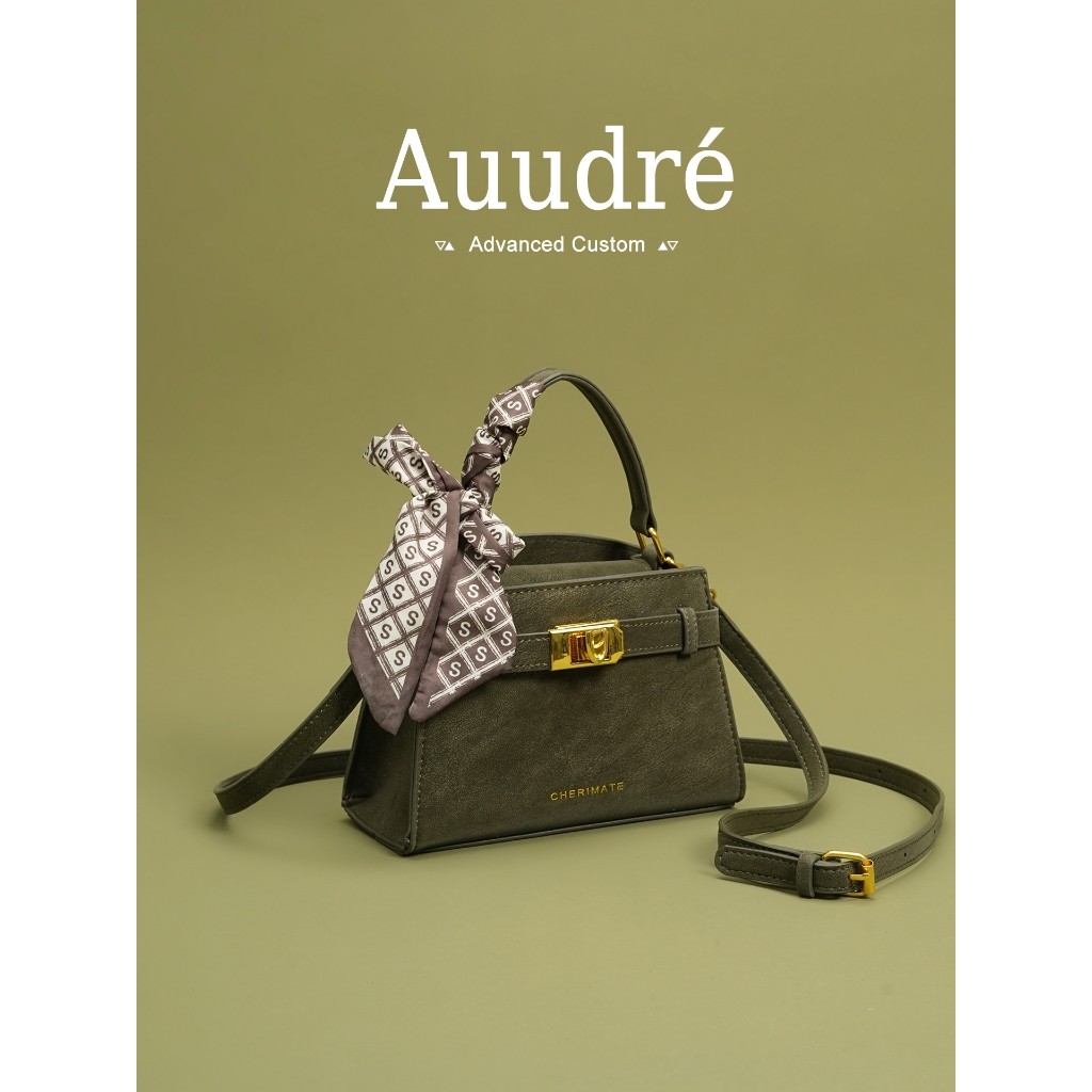 Auudre Premium Texture Retro Niche Handbag Commuter Crossbody Bag