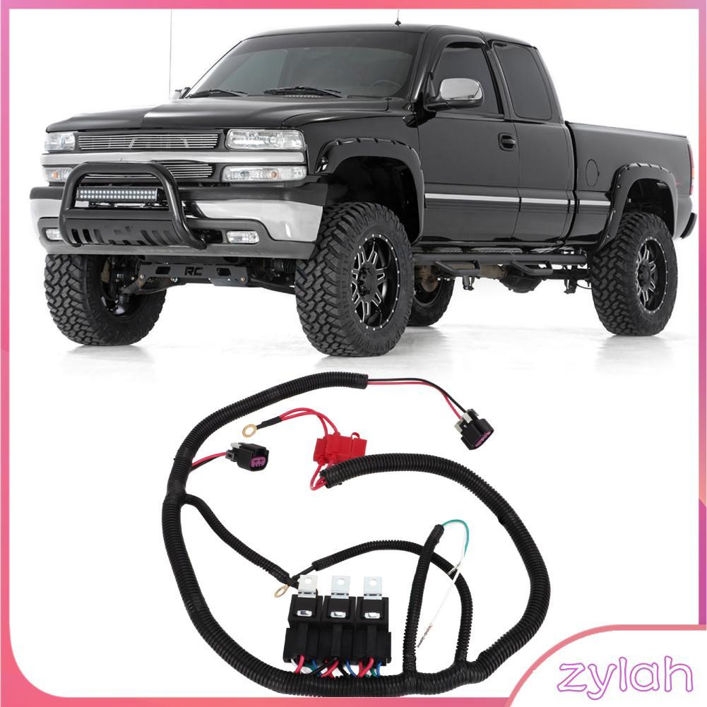 zylah-th Dual พัดลมไฟฟ้าสายไฟ ECU ควบคุม 7L5533A226T สำหรับ Cooling ABS ทองแดงวัสดุ OE Fitment 1500 