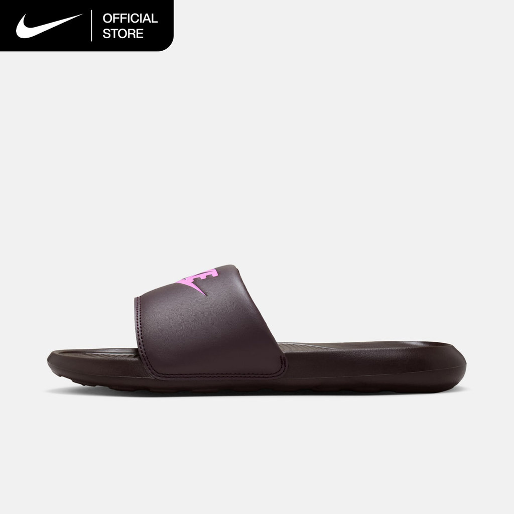 Nike Women's Victori One Slides - Burgundy Ash [CN9677-604]