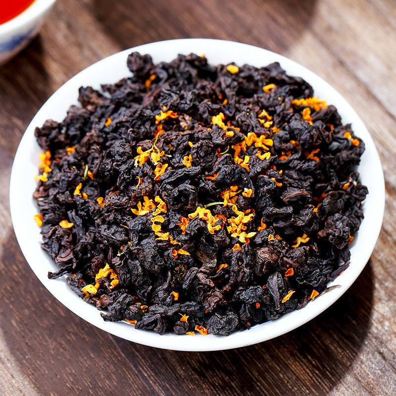 2026 สินค้าใหม่ Osmanthus Black Oolong Oolong High-grade Charcoal Oil Cut Black Oolong Tea Extra Str