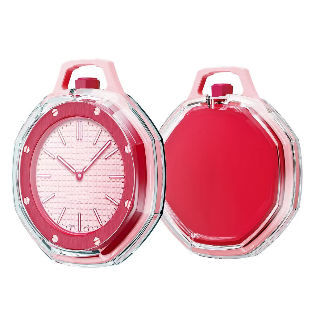 สําหรับ Swatch x AP Royal Pop Pocket Watch Protective Case, Crystal Clear/Colorful Soft TPU Cover, Anti-Scratch เคสกันกระแทก