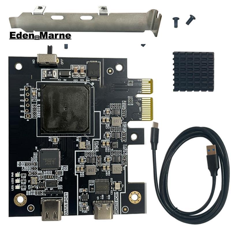 [Eden_Marner]การ์ดแคป DMA 75t: บอร์ด FPGA DMA สําหรับเครื่องปั่นวิดีโอ Kmbox Makcu การ์ด PCIe โดยตรง