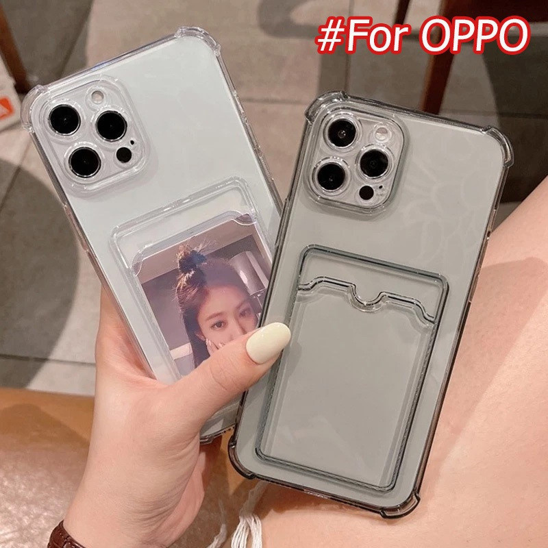 ผู้ถือบัตรสําหรับ OPPO A5S A3S A3X A18 A16 A17 A15 A60 A5 A9 A58 A17K A16K Reno 11F 5G ปกอ่อน NA0O