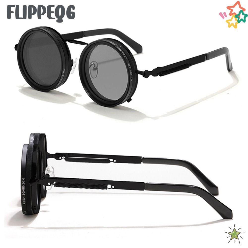 FLIPPEQ6 แว่นกันแดดโพลาไรซ์, ND2-400 UV400 ปรับ Dimming แว่นตา, แฟชั่น 9 ระดับ ND กรองตกปลาแว่นตากันแดดขับรถ