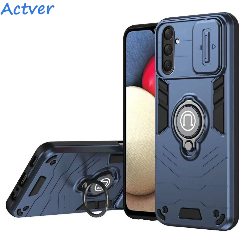 ⚡️ส่งจากไทย⚡️RingMagnetic Matteเคสโทรศัพท์สําหรับSamsung A57 A37 A17 A07 A06 A16 A56 idumid Fiberซ่อนขาตั้ง ราคาถูก Shopee Lazada