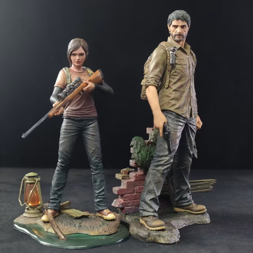 The Last of Us Joel และ Ellie 1/9 Scale รูปปั้นอะนิเมะเกมรูป PVC