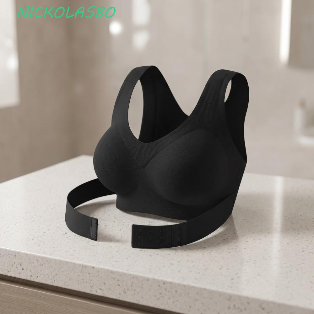 CORAZOKIS ไม่มีรอยต่อ Push Up Bra, Posture Corrector Anti-sagging ปิดด้านหน้า Bra, สบายข้ามกลับชุดชั้นในกันกระแทกรวบรวมไร้สาย Bra Lady