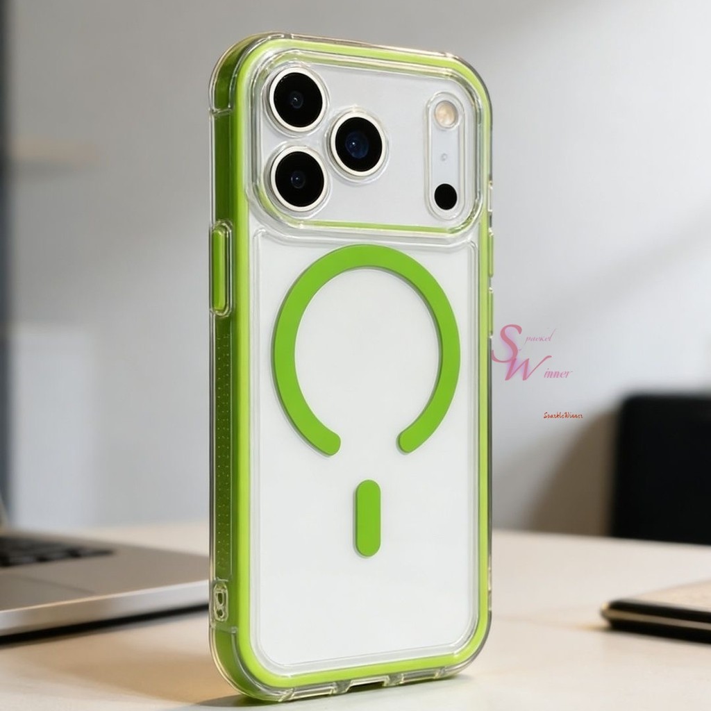 2-in-1 แม่เหล็ก high-end 2.0 มม.TPU ถุงลมนิรภัยเหมาะสําหรับ iPhone 11 12 13 14 15 16 17 Pro max Apple Air 16 Plus เคสโทรศัพท์ด้านหลัง anti fall เคสป้องกันฝาหลัง