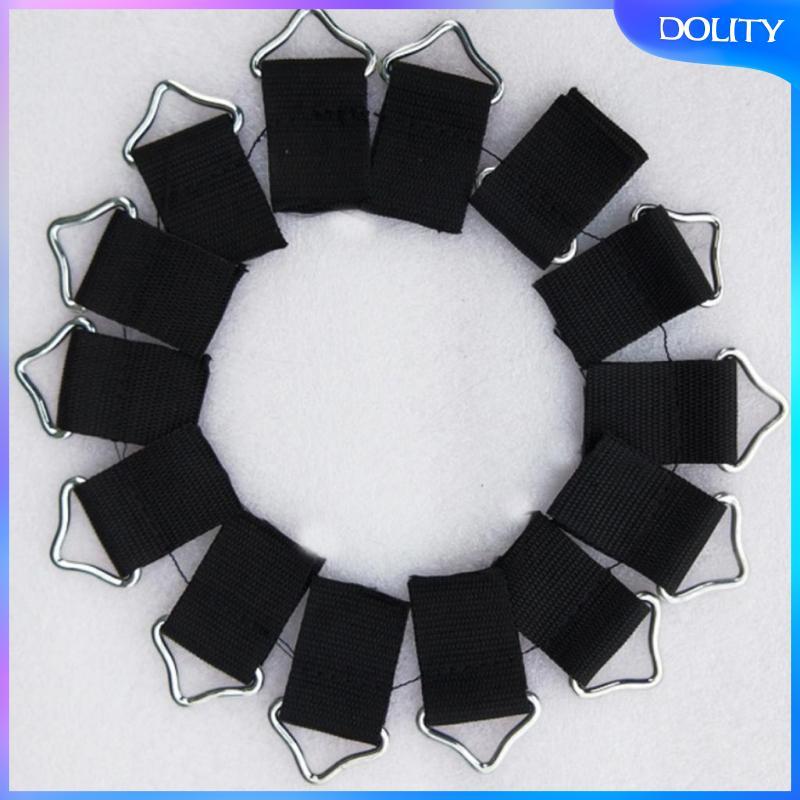 [dolity] แทรมโพลีนสามเหลี่ยมเสื่อหัวเข็มขัดห่วง V แหวนอะไหล่ทดแทนสําหรับเสื่อป้องกันแทรมโพลีน