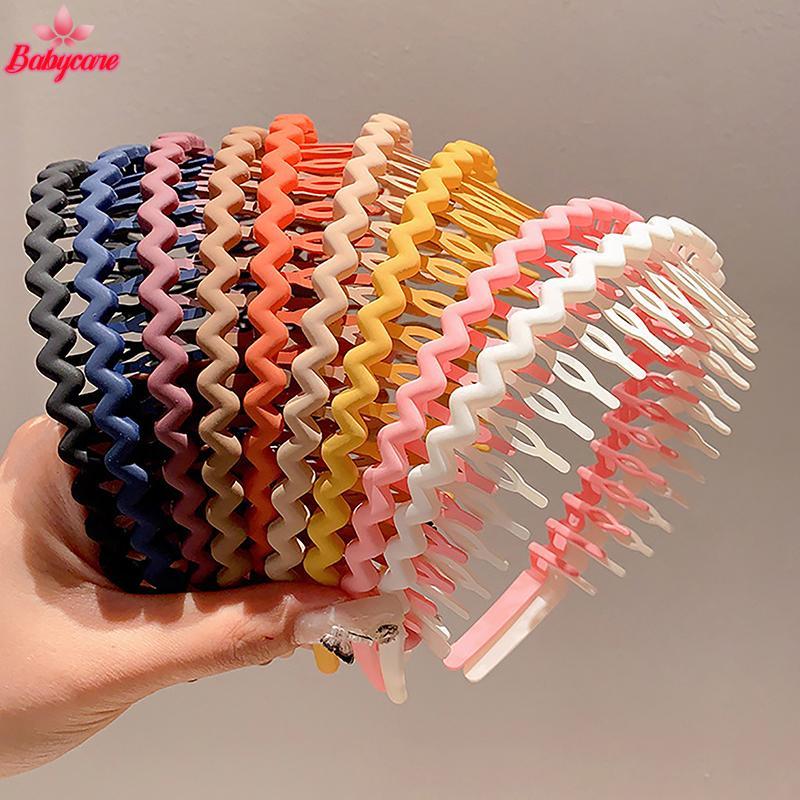 <BYCE-t> 2023 ใหม่หญิง Headwear สําหรับผมหักการ์ดหัว Hoop ฟัน Frosted Braid Non-Slip Hairband Casual