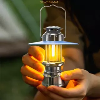 โคมไฟม้า STWEEKAM, ไฟแคมป์ปิ้งแบบพกพาแบบชาร์จไฟได้, เต็นท์ LED สว่างกันน้ําบรรยากาศแสง Travel