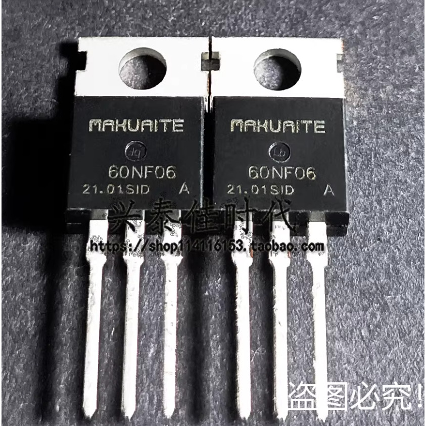 5PCS 60NF06 KEF13N50A OSP55N06 085R5NT SVT085R5NT MDP1991 TO-220 Field Effect ทรานซิสเตอร์