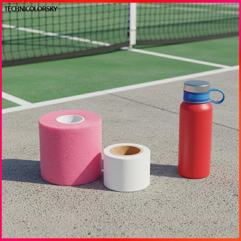 Technicolorsky Athletic Pre Wrap เทปฟองน้ํา 1/2 ม้วน Raet Grip เทปกันกระแทกสําหรับกีฬาสนับสนุนการบาดเจ็บป้องกัน Essentials TSY