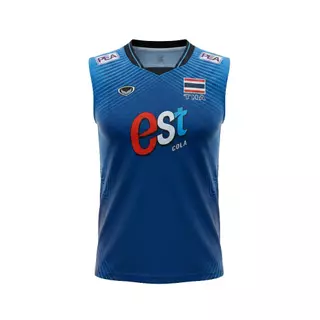 GRAND SPORT เสื้อวอลเลย์บอลทีมชาติชาย แขนกุด VNL 2026 รหัส : 014380
